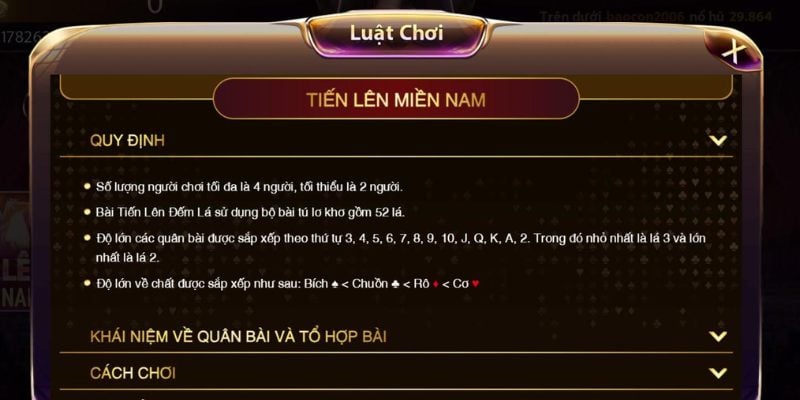 Luật chơi tiến lên đổi thưởng đếm lá được TDTC tối ưu đơn giản