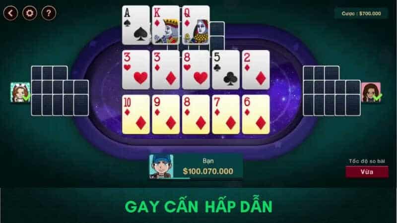 Bài binh luôn thu hút đông đảo game thủ bởi sự gay cấn
