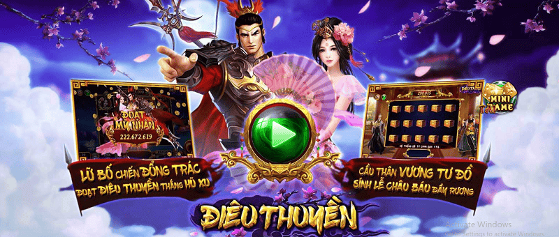 Slot game Điêu Thuyền với đồ họa 3 đẹp mắt